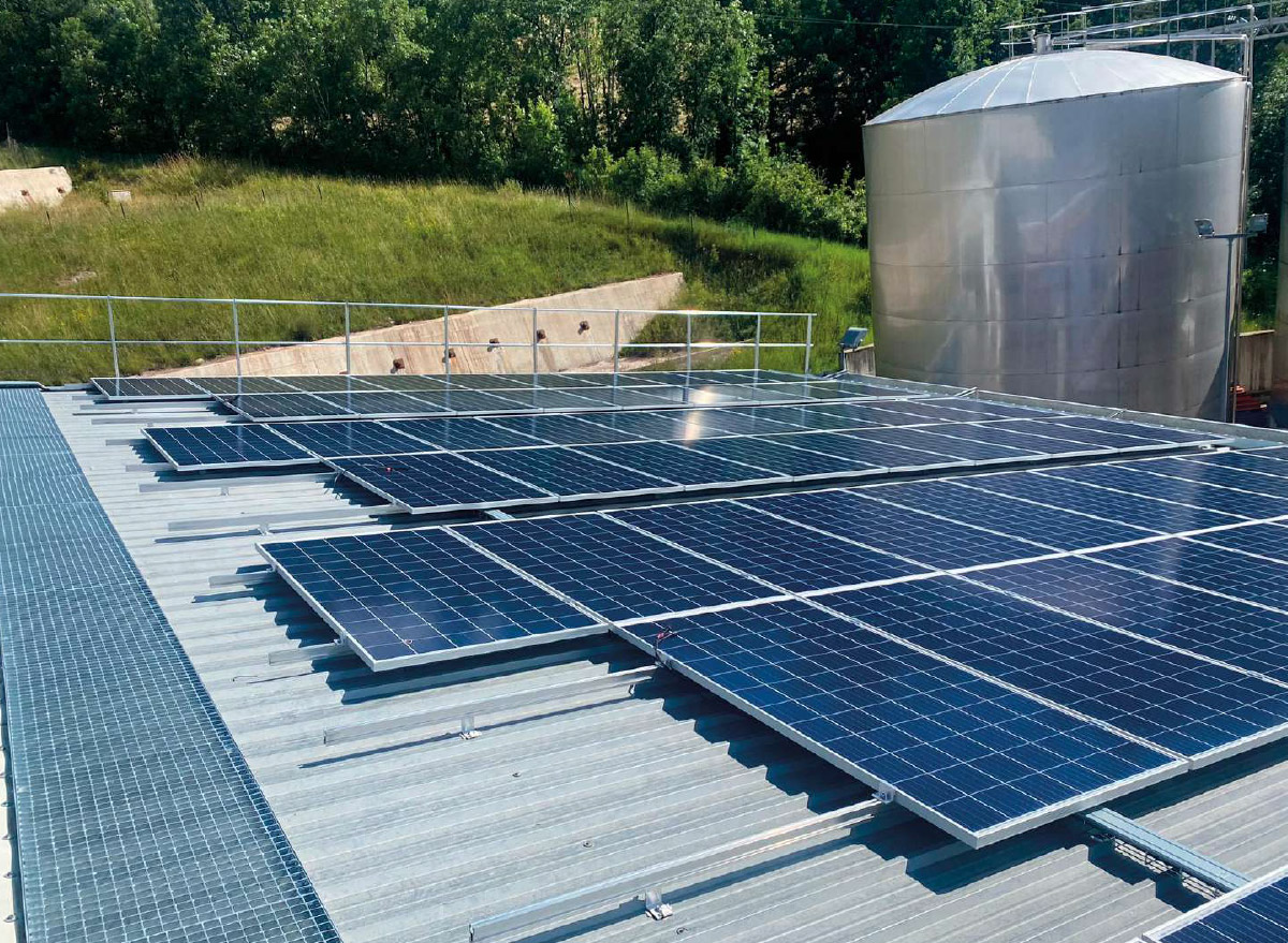 Imagen instalación fotovoltaica Estrella Damm - Ruano Energía