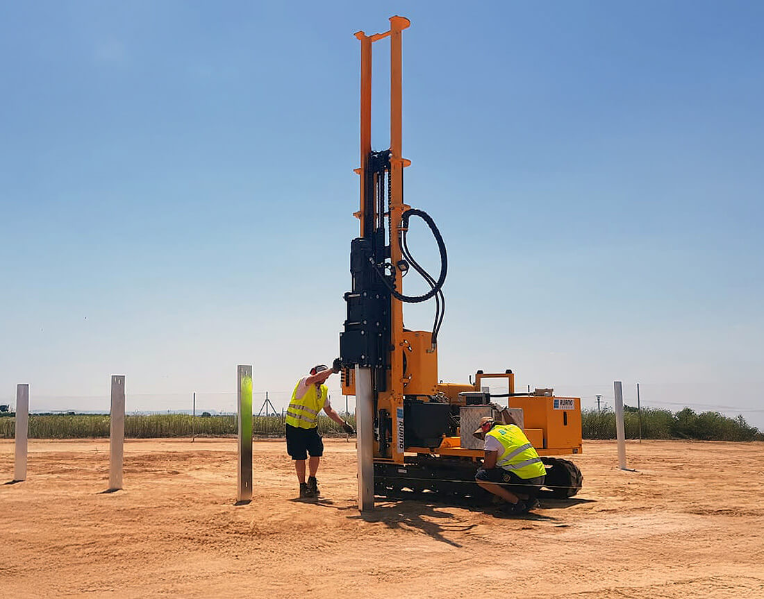 Imagen equipo perforación, hincado y excavación